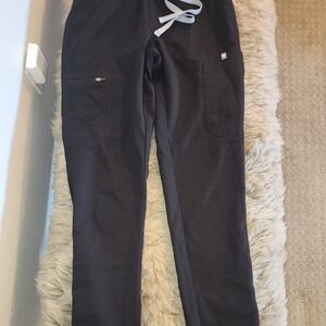 FIGS Yola High Waist Black Scrubs Size XS/T